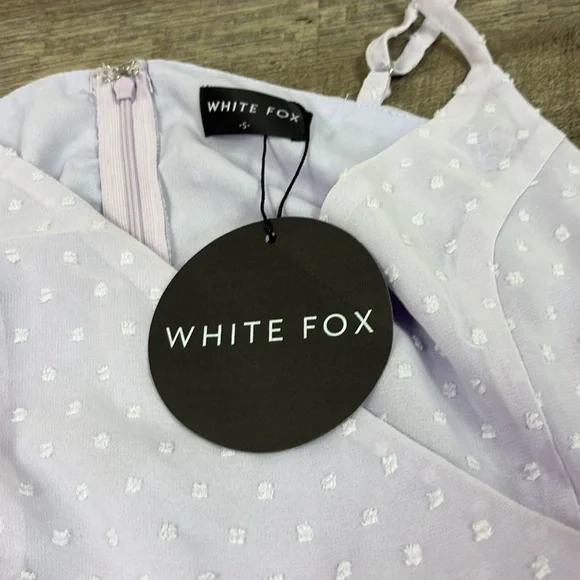 NEW White Fox MANY ROLES Midi Dress -Lilac Size Small - Picture 6 of 14